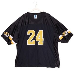NCAA Missouri Tigers Mizzou Football Jersey Black Gold #24 Mens 3XL KA Inc